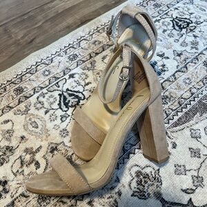 Lulus Tan Suede Women's Heels